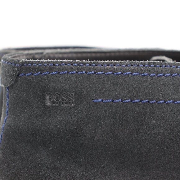 Hugo Boss Chukka  Men\'s US 7.5 UK 6.5 Navy Suede Classic Lace Up Boots main image 4